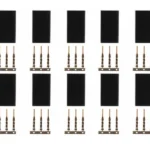 WTE JR Graupner Servo Plug gold plated Male 10pcs