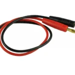 WTE Mini Tamiya to 4mm Banana Plugs Charging Cable 30cm