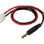WTE Tamiya to 4mm Banana Plugs Charging Cable 30cm