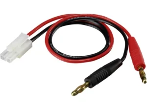 WTE Tamiya to 4mm Banana Plugs Charging Cable 30cm